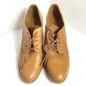 Euro Soft Leather Oxford Bootie